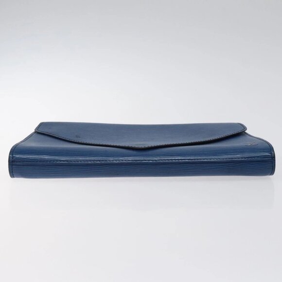 LOUIS VUITTON Epi Art Deco Clutch Bag Blue - Picture 7 of 16